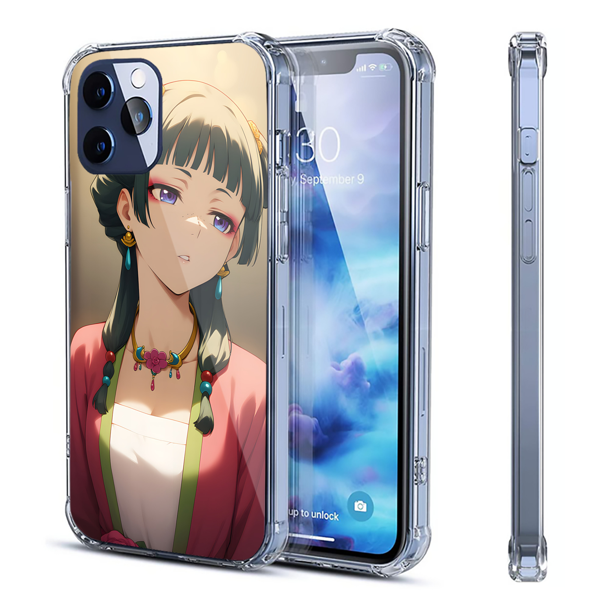 （画像用） 薬屋のひとりごと The Apothecary Diaries 【iPhone 12シリーズ対応】透明スマホケース（クリアソフトケース）